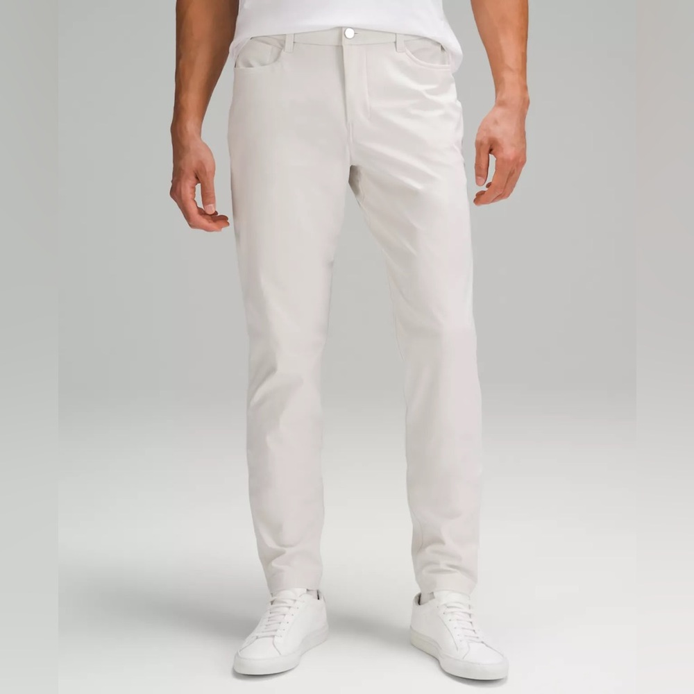 Mens Lululemon ABC Pant (Ivory) - 32x32